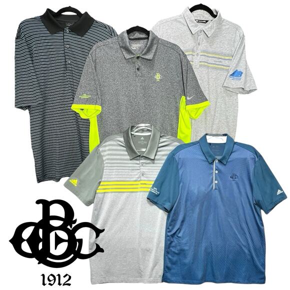 Mens Golf Polo Bundle Sz L Nike TravisMathew Greg Norman Adidas ClimaCool x5 LOT - Picture 1 of 16